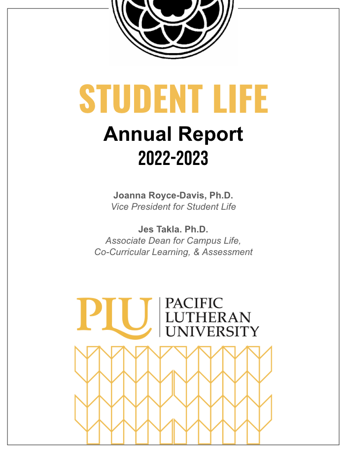 Cover of Student Life 2022-2023 Annual Report